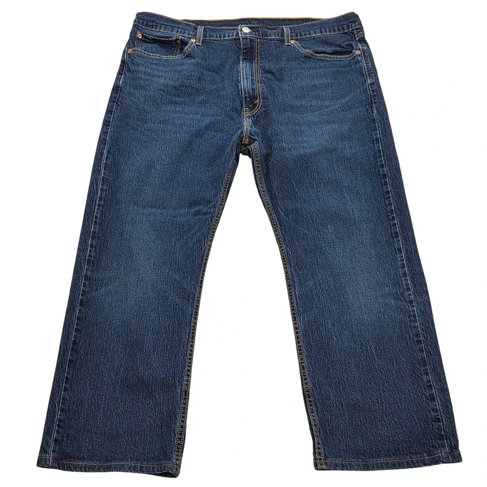 Levi's 505 Regular Fit Jeans Mens W40 L30 Blue‎ Denim Pants